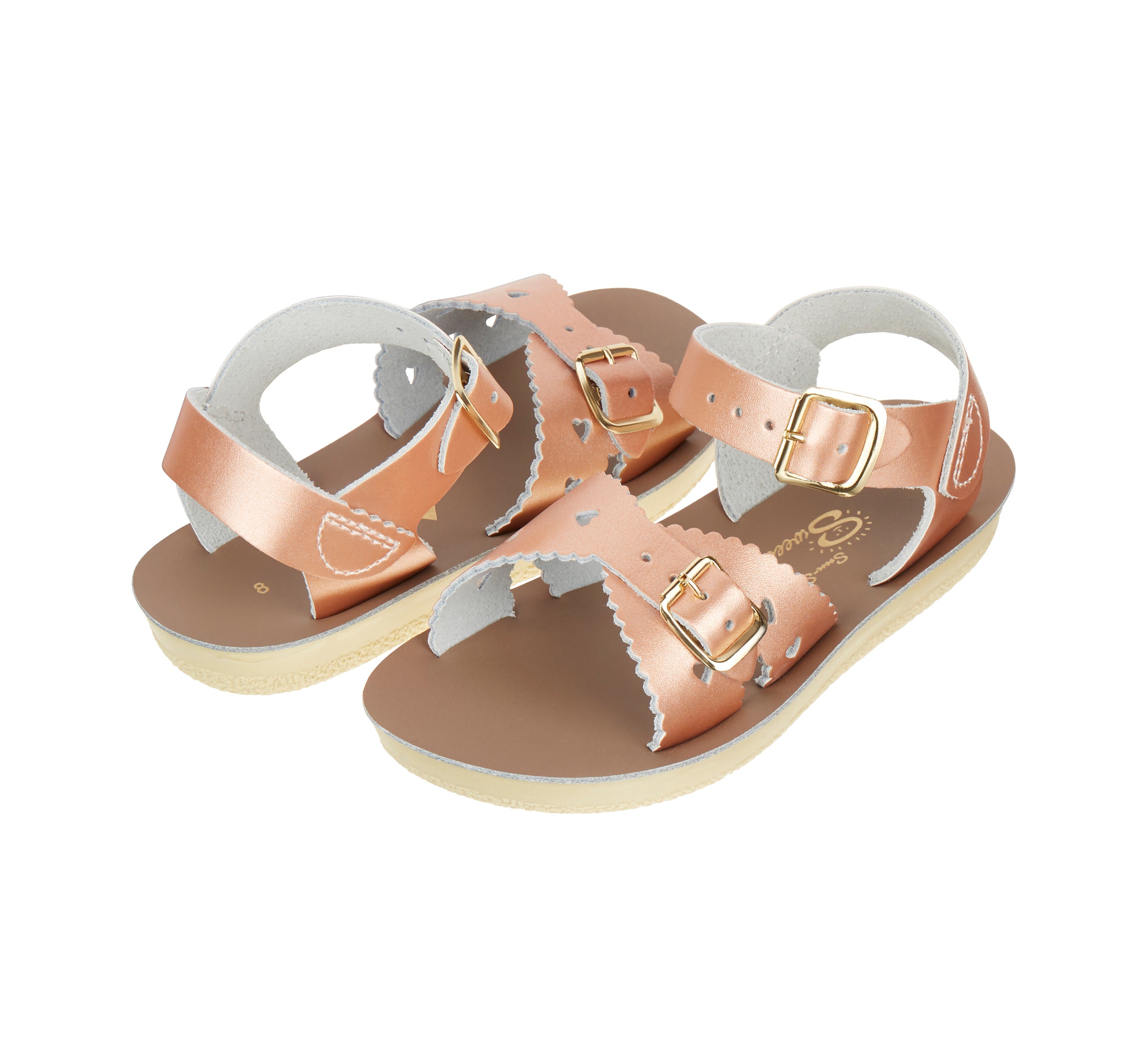 Sweetheart Rose Gold Kids Sandal