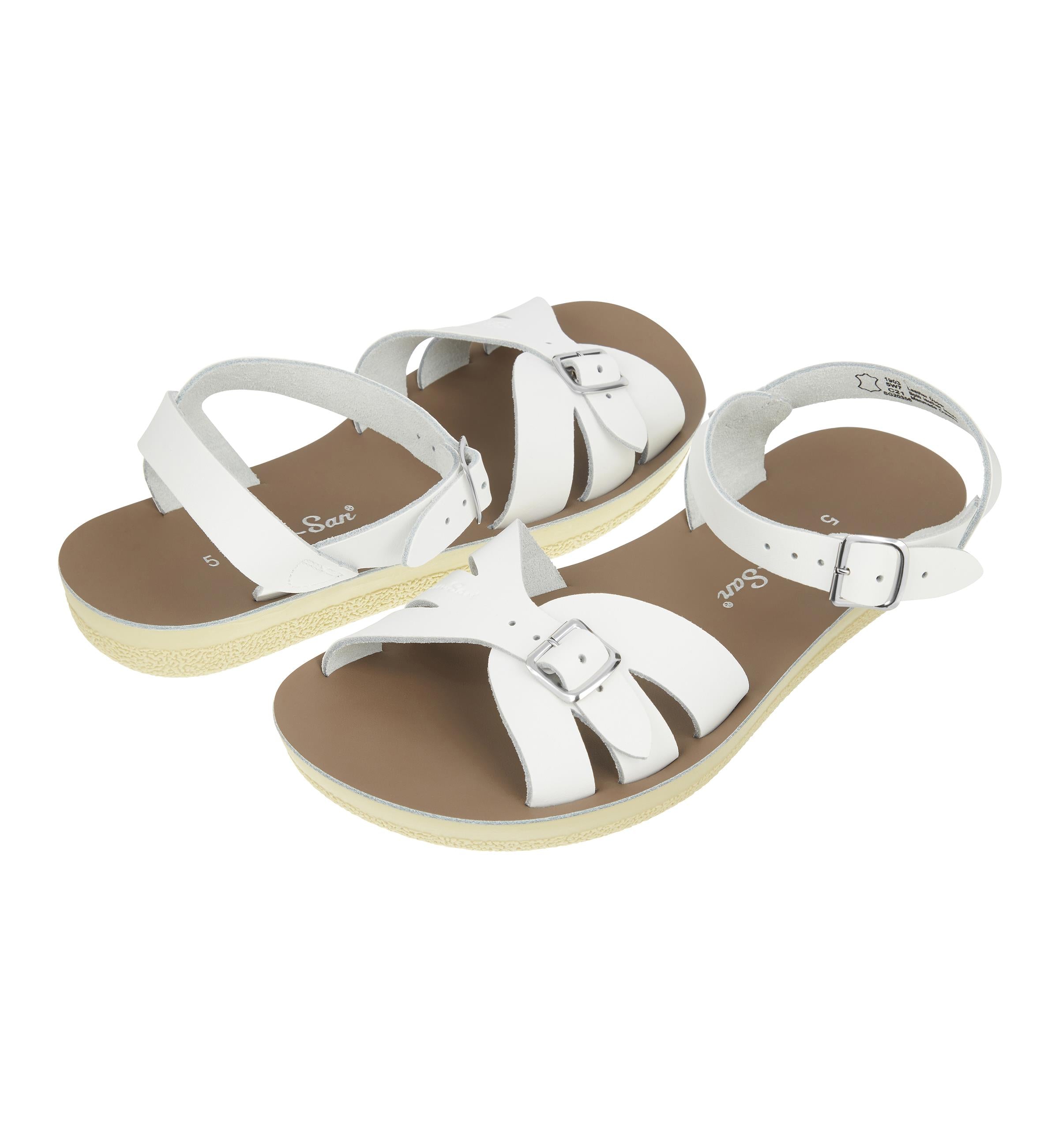 Shops white sun sandals