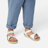 Surfer White Kids Sandal - Summer Solstice Sale - Salt-Water Sandals EU