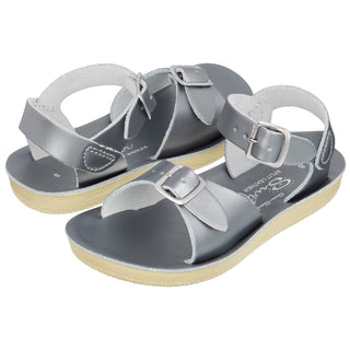 Surfer Pewter Kindersandale - Salt-Water Sandals EU