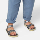 Surfer Pewter Kindersandale - Salt-Water Sandals EU