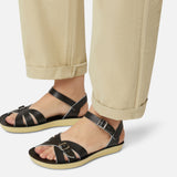 Boardwalk Schwarze Damensandale - BIG SUMMER SALE - 20% - Salt-Water Sandals EU