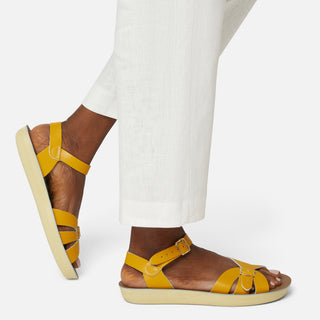 Boardwalk Mustard Womens Sandal - Summer Solstice Sale - Salt-Water Sandals EU