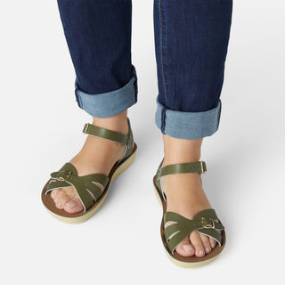 Boardwalk Olive Womens Sandal - Summer Solstice Sale - Salt-Water Sandals EU