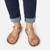 Boardwalk Damen-Sandale In Roségold - Salt-Water Sandals EU