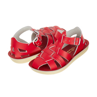 Sandale Enfant Rouge Shark - Sandales Arc-En-Ciel Brillantes Pour Enfants - Salt-Water Sandals EU