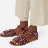 Retro Claret Womens Sandal - Salt-Water Sandals EU