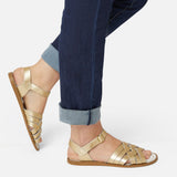 Retro Gold Womens Sandal - Last Chance - Salt-Water Sandals EU