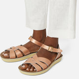 Swimmer Rose Gold Womens Sandal - Salt-Water Sandals EU