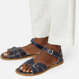 Classic Marineblaue Damensandale - Salt-Water Sandals EU