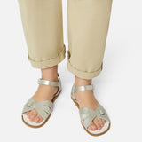 Classic Silberne Damensandale - Salt-Water Sandals EU