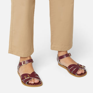 Classic Claret Kids Sandal - Last Chance - Salt-Water Sandals EU