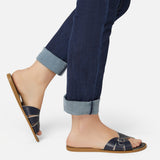 Classic Slide Navy Womens Sandal - Salt-Water Sandals EU