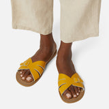 Classic Slide Mustard Womens Sandal - Summer Solstice Sale - Salt-Water Sandals EU